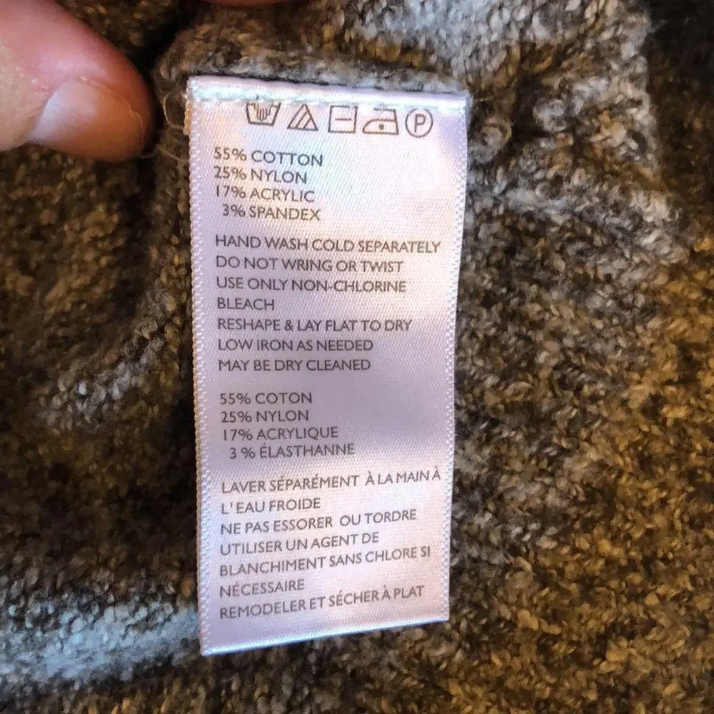 Silence + Noise Gray Knit Cardigan - Size M